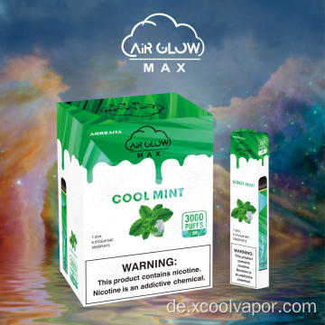 XCOOL LEGENDE LUFTLING MAX MAX EINWAHRE VAPE 3000PUFFS